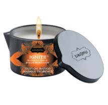 Kama Sutra Ignite Massage Candle-Tropical Mango 6oz